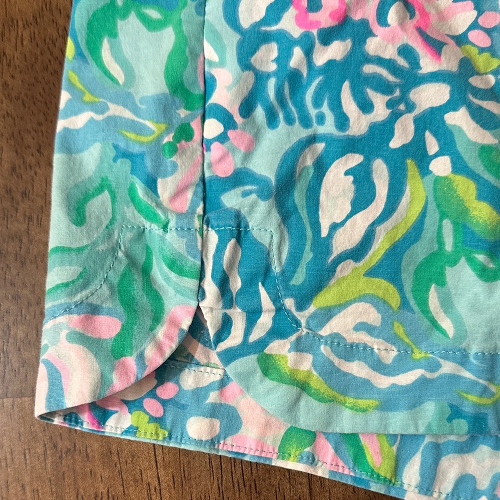 Lily Pulitzer Women’s Pastel Floral Print Casual Shorts Size S. GUC - Picture 5 of 12
